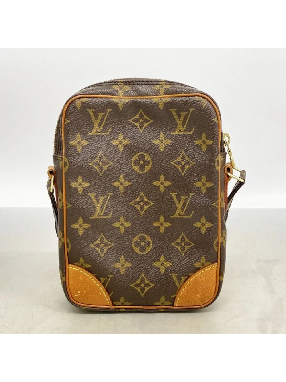 Louis Vuitton Shoulder Bag Monogram Danube Brown